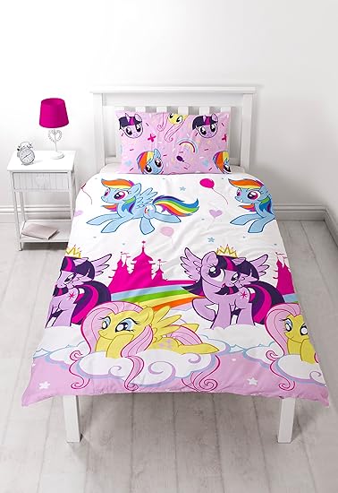 My Little Pony Equestria Set de edredón Reversible, poliéster