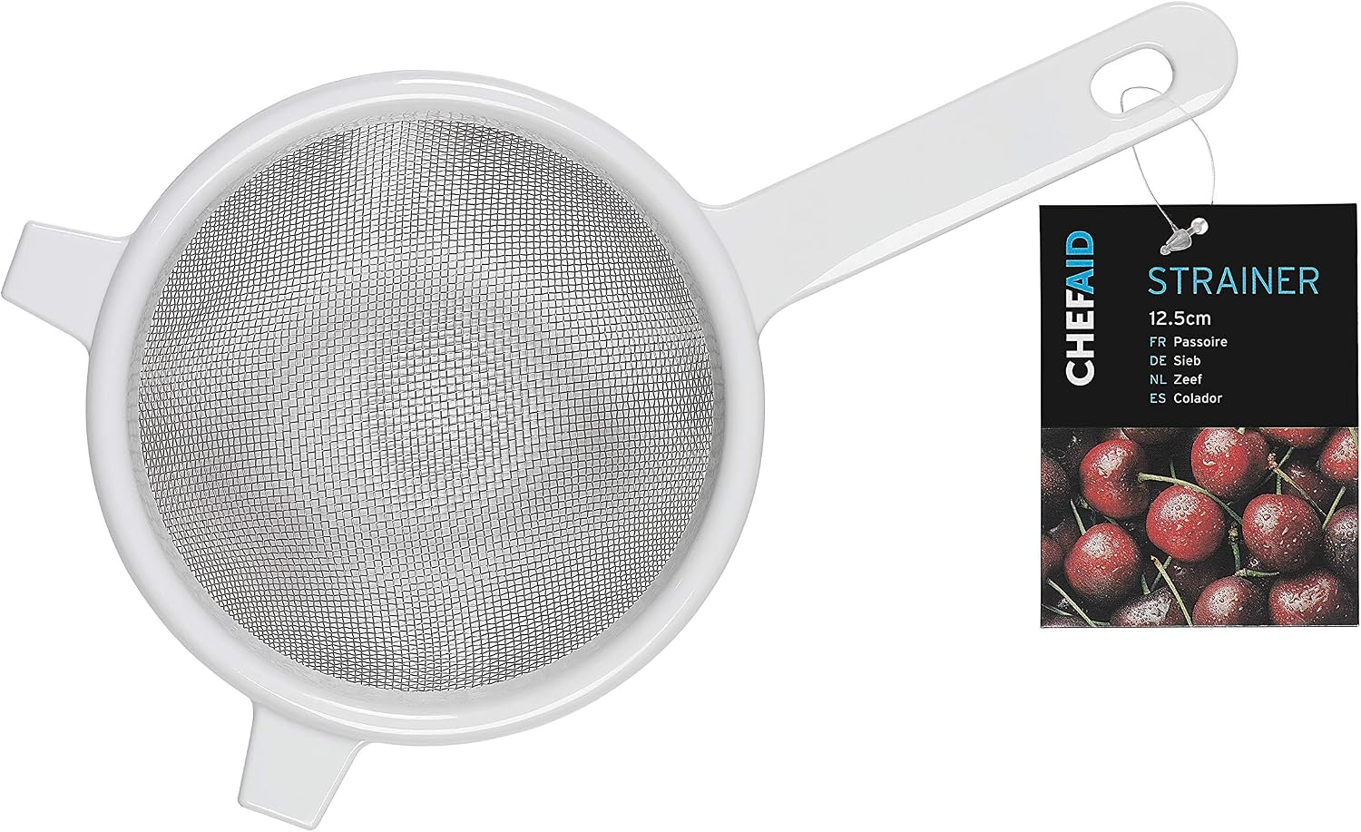 Chef Aid 12.5cm Strainer with Stainless Steel Mesh, Ideal for Tea Herbs, Spices and Cooking, Hand Wash Recommended - Image 3