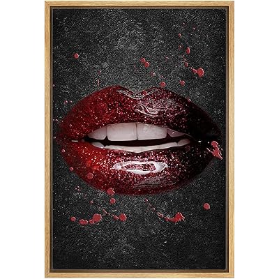 SIGNWIN Framed Canvas Print Wall Art Black and...