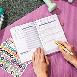 Clever Fox Fitness & Food Journal – Undated A5 Hardcover Light Pink view 6