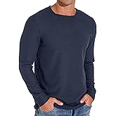 Sailwind Mens Waffle T-Shirt Long Sleeve Lightweight Casual Pullover Tees