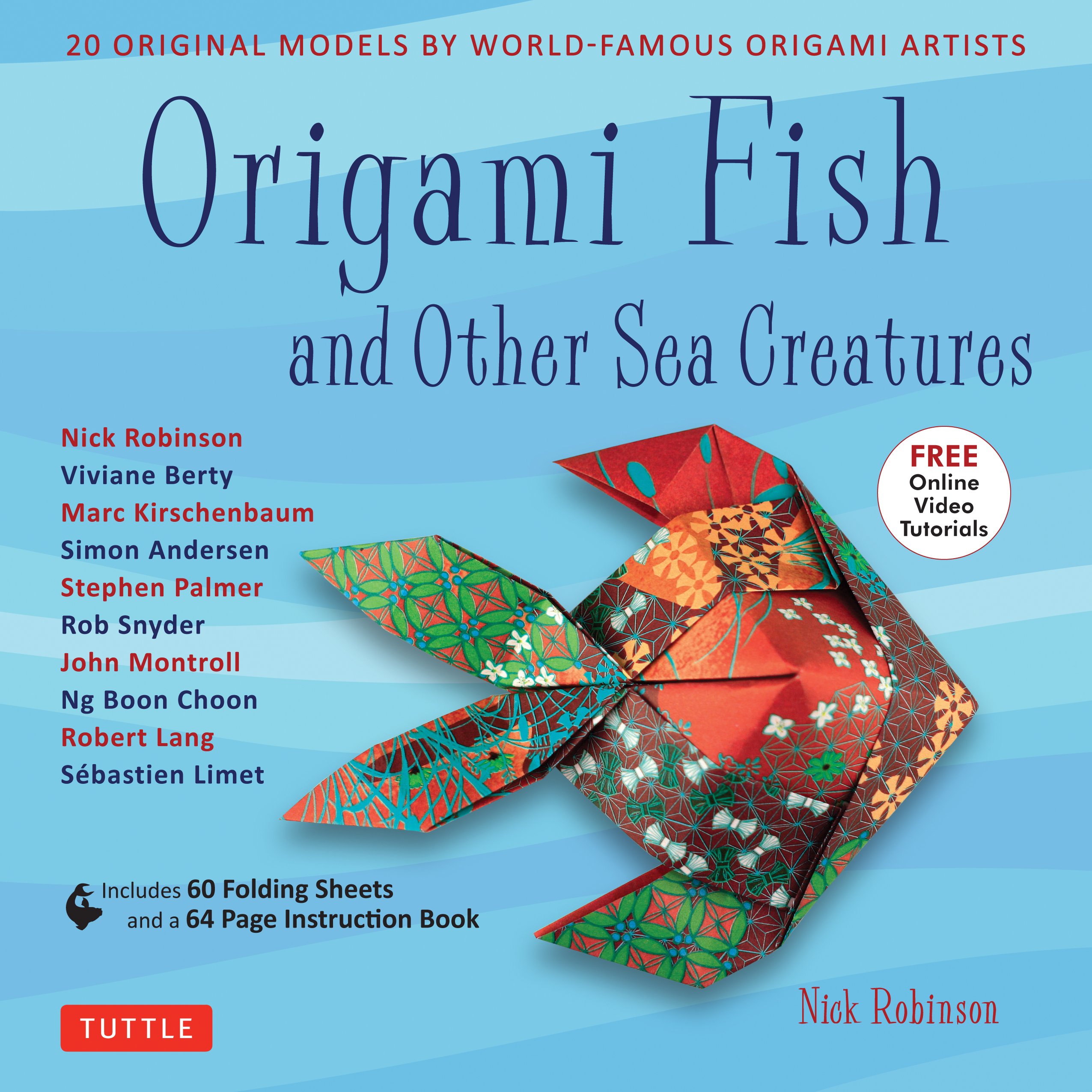 Origami Fish And Other Sea Creatures Kit 20 Original Models