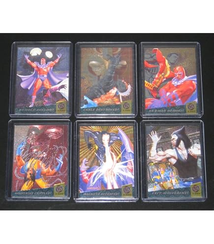 thumbnail image 2 of 1995 Fleer Ultra X-Men Suspended Animation Insert 10-Card Set – Wolverine, Storm 2 of 6