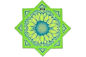 First Earth Flow Star - Dapo Star - Flow Toy Sunflower of Life (UV), 27" - Regular