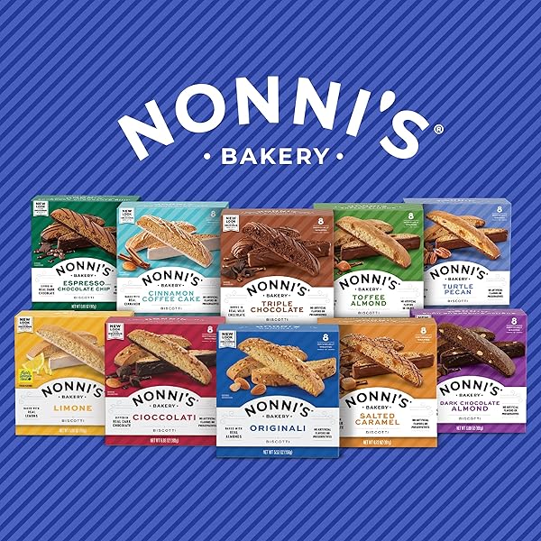 NONNI’S, TURTLE PECAN BISCOTTI, 6.88 OUNCE