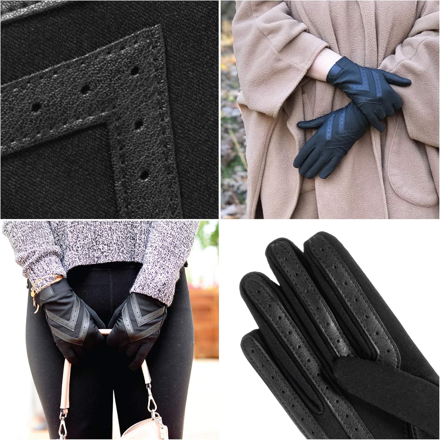 isotoner womens Spandex Shortie Touchscreen Gloves at  Women’s Clothing store