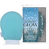 Seraphic Skincare Winter Glow Premium Exfoliating Mitt for Body 1pc – Exfoliating Glove & Body Scrubber for Shower Use, Deep Body Exfoliation, Dead Skin Removal & Self Tanner & Self Tanner Washcloth