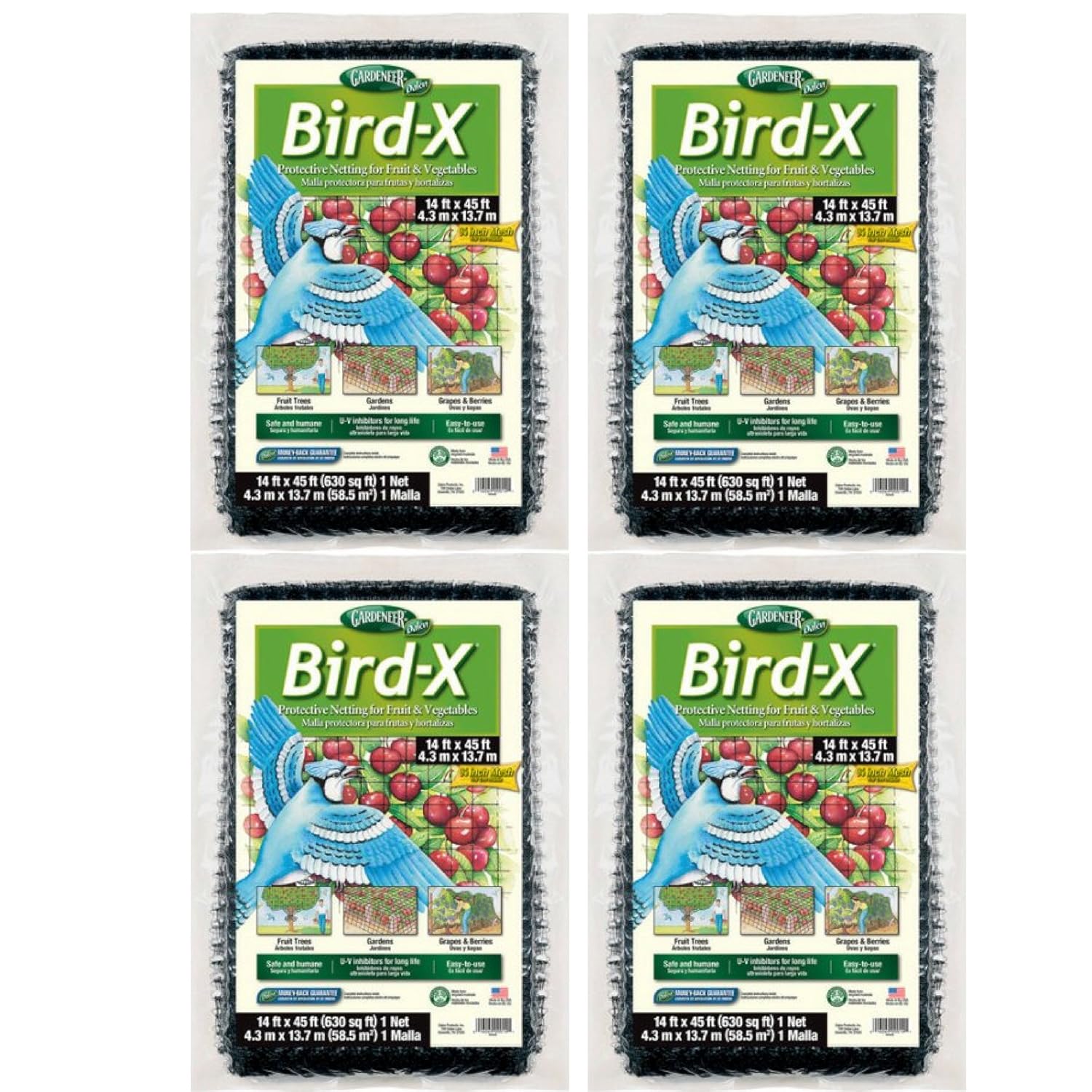 Dalen Gardeneer Bird-X - Malla Protectora (14 x 14 Pulgadas, 1 ...
