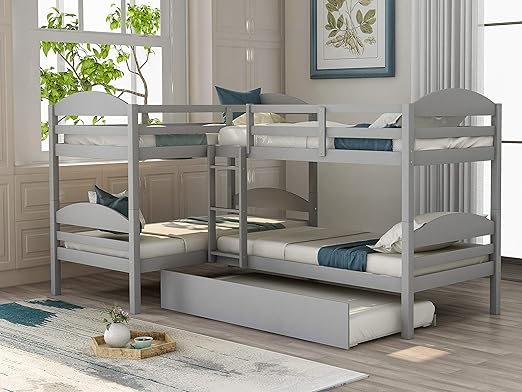 l shaped kids beds