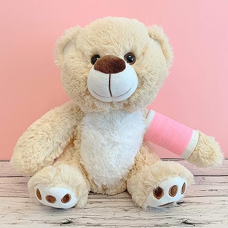 broken arm teddy bear