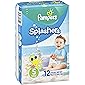 Pampers Splashers Swim Diapers Disposable Swim Pants, Small (13-24 lb), 12 Count