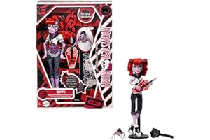 Monster High Boo-riginal Creeproduction Doll, Operetta Collectible Reproduction with Doll Stand, Diary, and Pet Spider Memphis “Daddy O” Longlegs