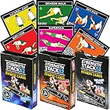 Exercise Cards: Strength Stack 52 Bodyweight Workout Playing Card Game. Designed by a Military Fitness Expert. Video Instructions Included. No Equipment Needed. Burn Fat and Build Muscle at Home.
