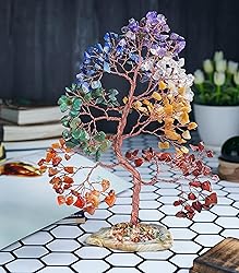 7 Chakra Tree of Life - Spiritual Wisdom, Geode