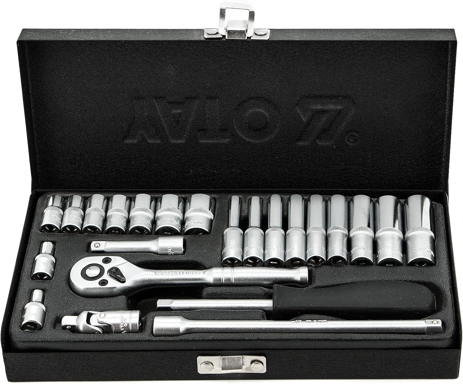 Yato Socket Set 23pcs/set 1/4"Dr 6pt Metal Box Yato Brand YT14421 Buy