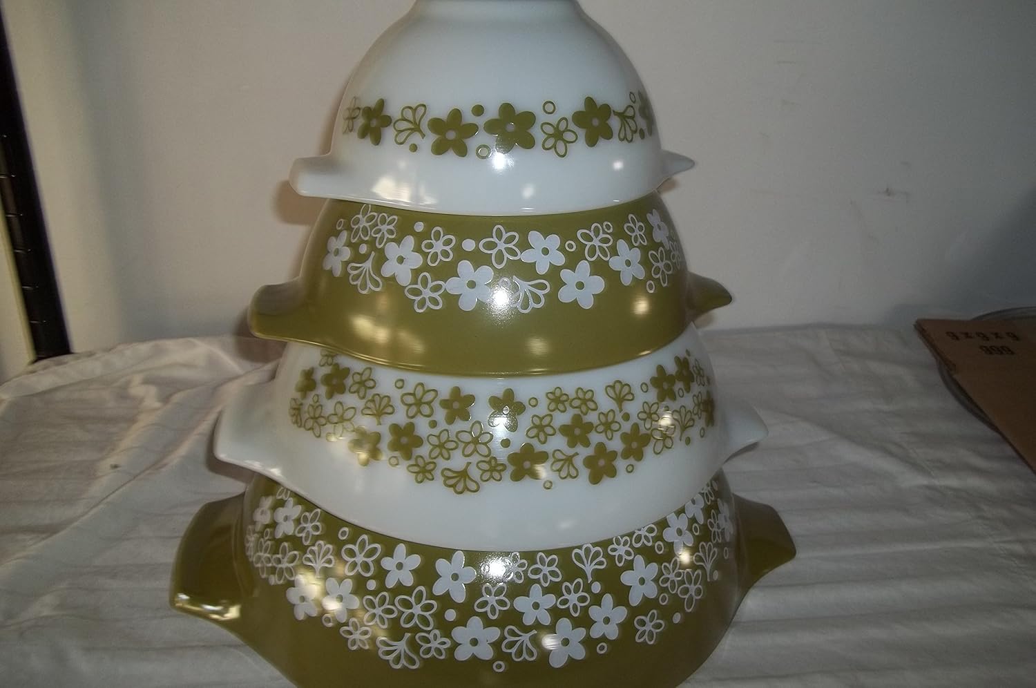 楽天ランキング1位 Pyrex Crazy Daisy Aka Spring Blossom Mixing Bowl Set 441 442 443 444 B016s5fzri 高い素材 Esmicom Com