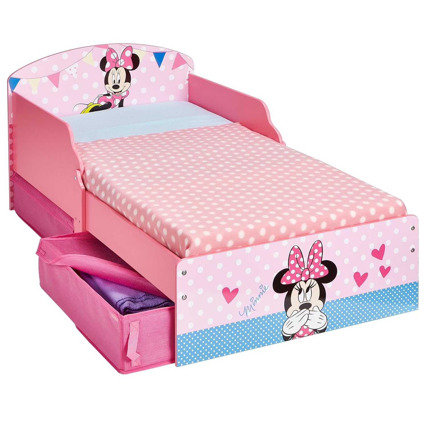 Buy Disney Minnie Mouse Childrens Bed With Underbed Storage Kids