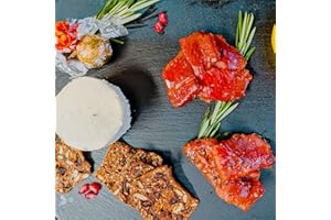 Smoked Salmon Holiday Sampler Gift Box – Wild Sockeye Maple Nuggets, Pepper Nuggets, Candied Strip & Smoked Salmon Lox – Gour