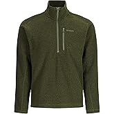 Simms Men’s Rivershed Half-Zip Fleece Zipper Sweater