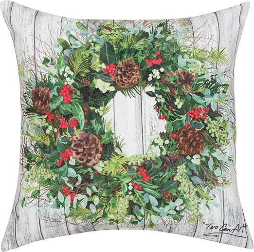 Amazon Com C F Home Christmas Wreath Christmas Holiday Xmas