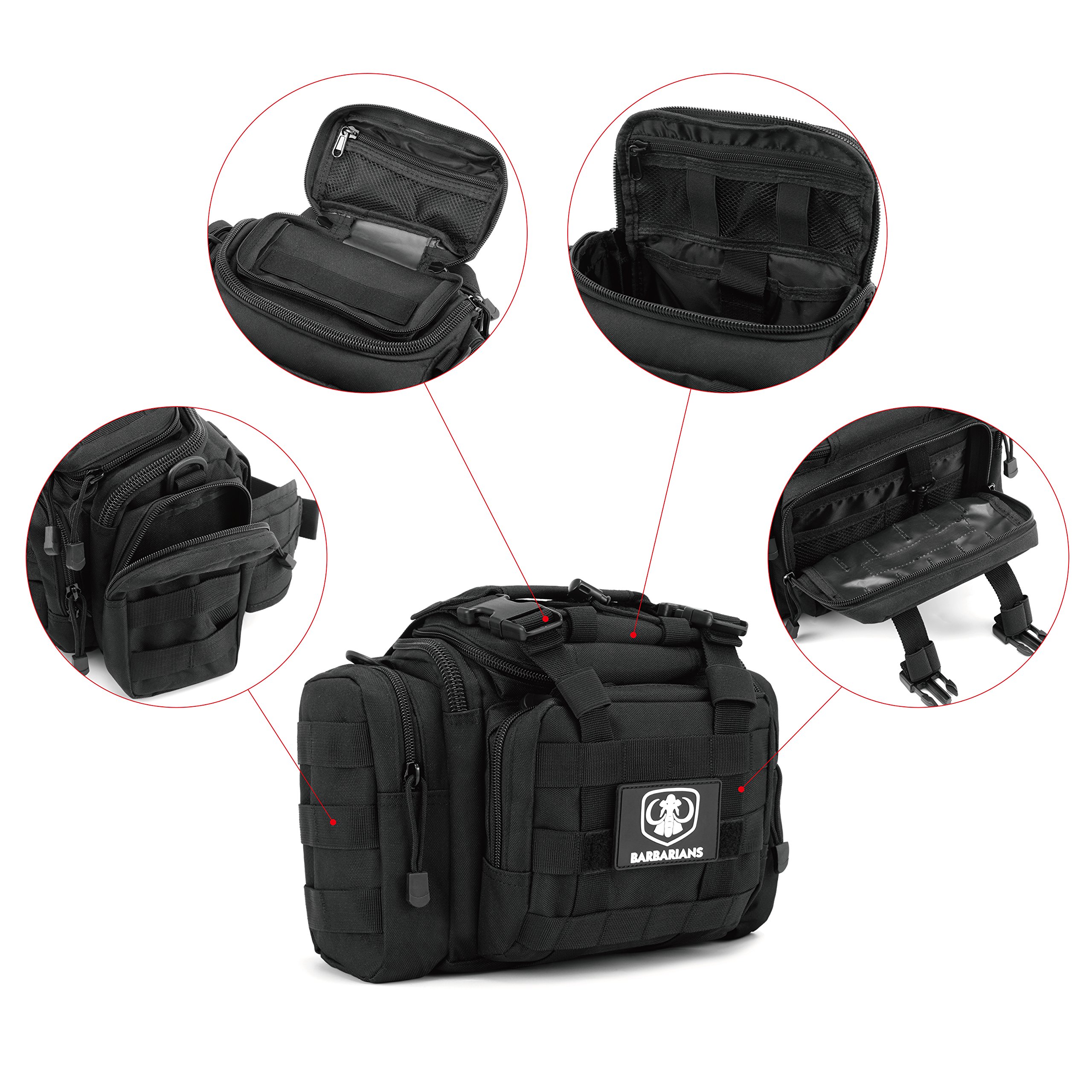 SLR/DSLR Camera Bag Waterproof Shockproof Case, Barbarians Tactical