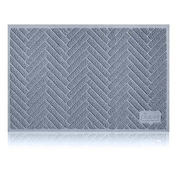 PiuPet® Katzenstreu-Matte | extragroß in 90cm x 60cm im stilvollen Design | steigert Sauberkeit rund um Katzentoilette/Katzen