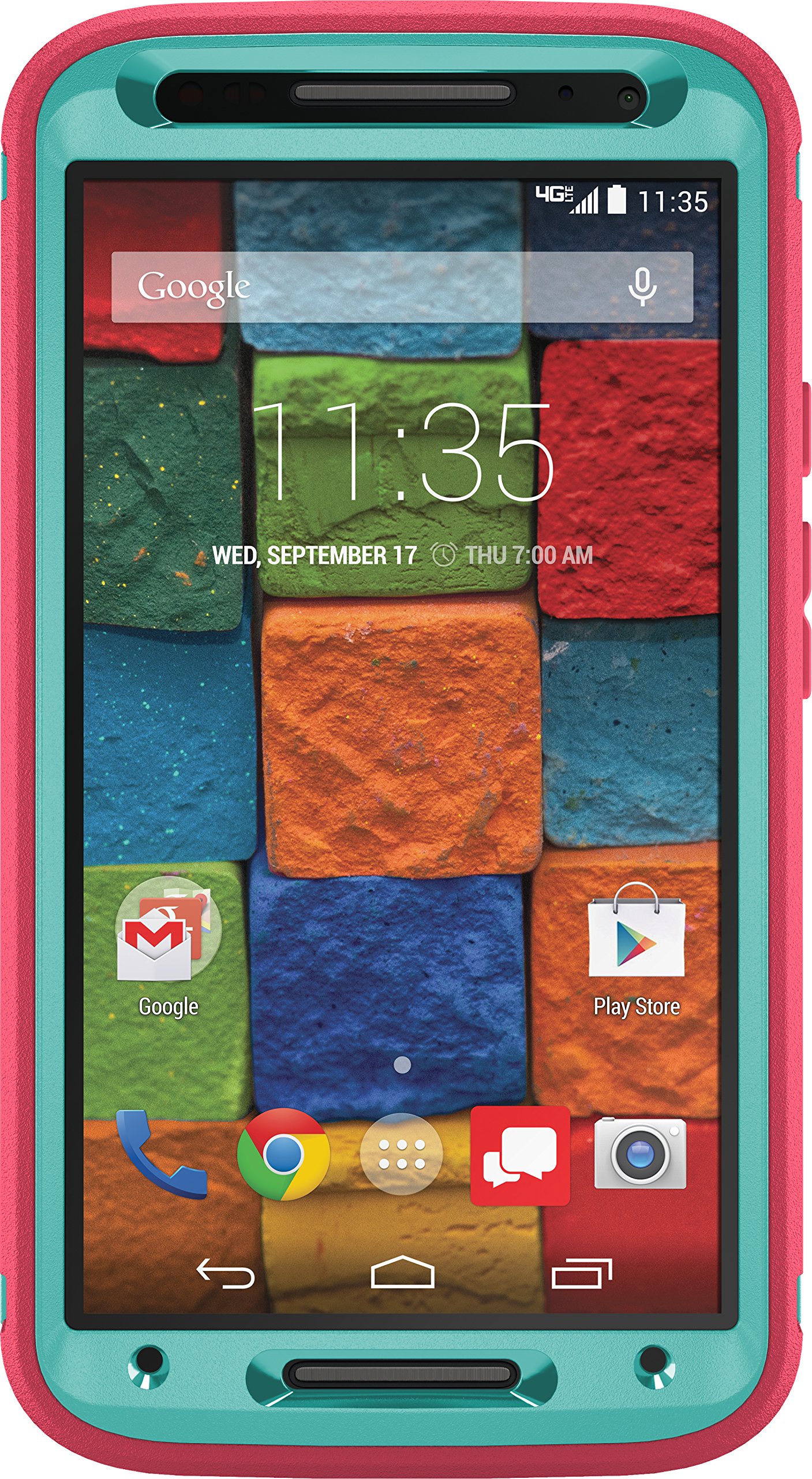 OtterBox Defender Case For Moto X 2nd Gen. Retail Packaging Teal