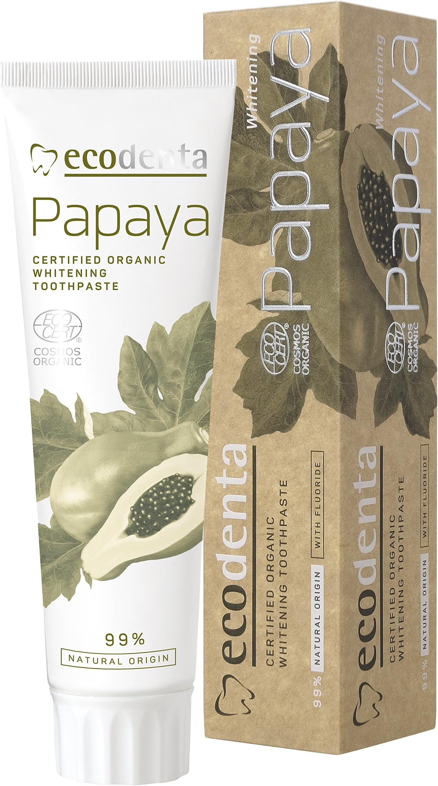 Ecodenta Organic Papaya Anti Plaque Toothpaste 100 ml