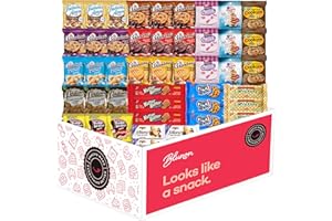 BLUNON Cookies Individually Wrapped Variety Pack - Cookies Bulk Assortment Care Package Sampler Gift Box (45 Count)