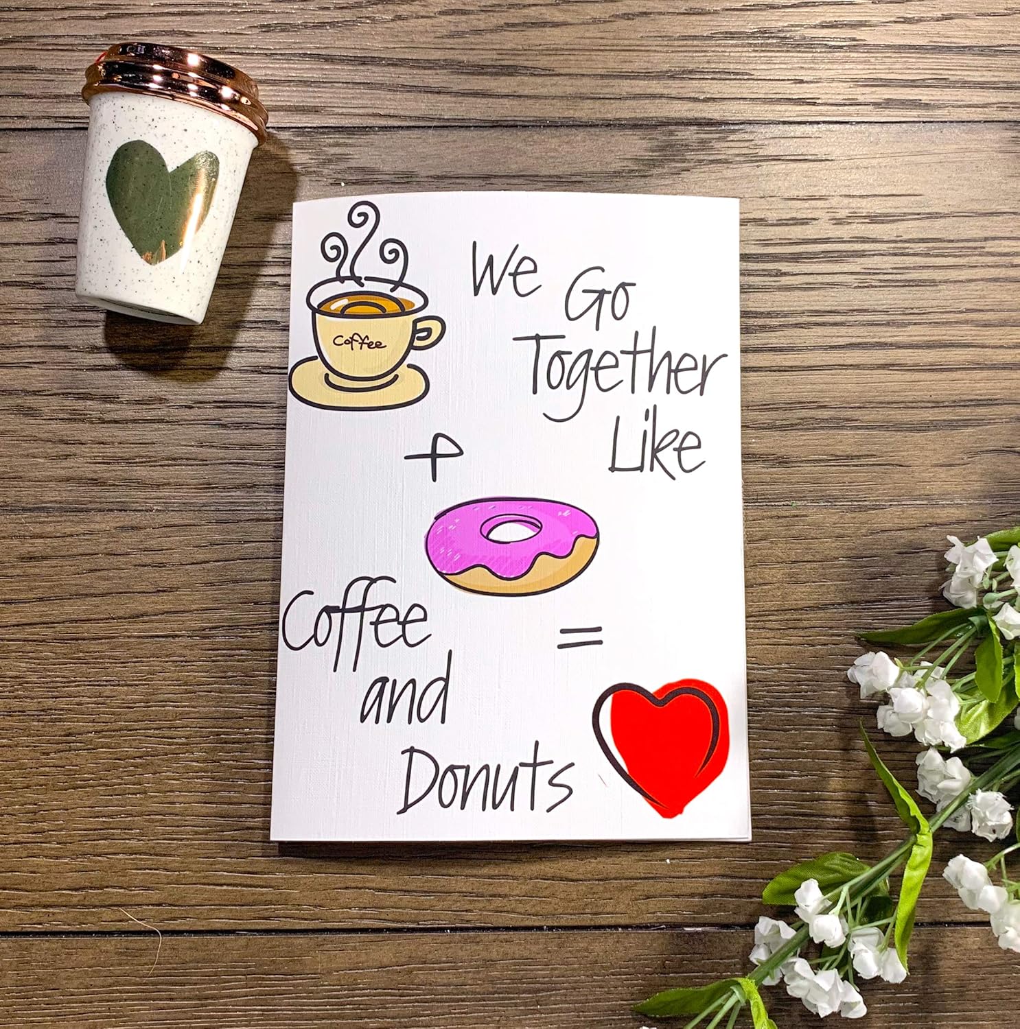 handmade greeting card for valentine day