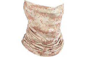 GOT Sports UPF 50+ Fishing Neck Gaiter - UV Face Mask Sun Protection for Men & Women - Camo SPF Face Cover Gator