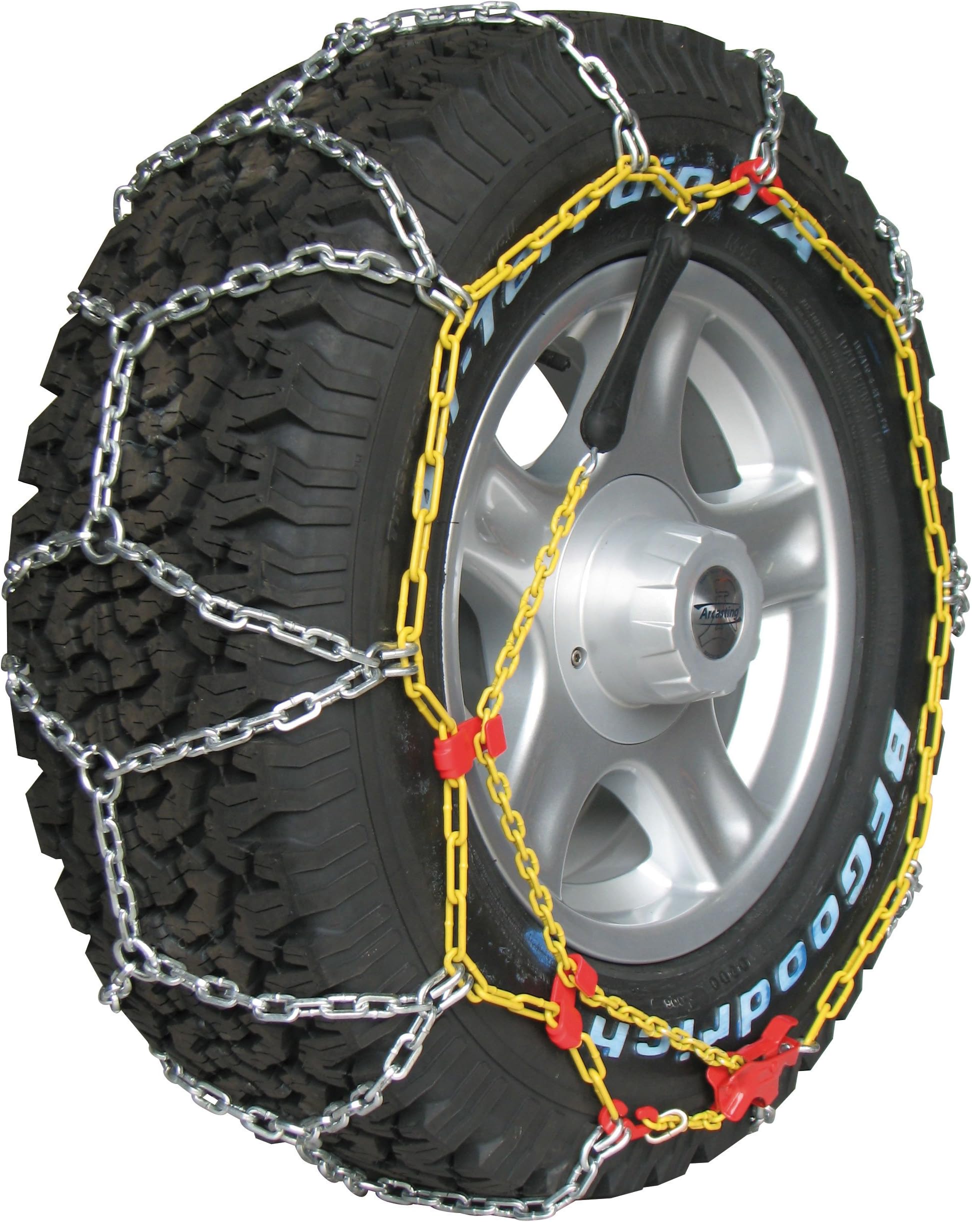 Snow Chains for 4 x 4 Suv Trucks 16 mm/215/75R17. 5-215/85r 16-225// 75R 17-225 75R17. 5-225/80r 16-225/85r 16-235/60R 18-235 16-245/60R// 75R 17-245 65R 17-245/70r 16-245/75R 15-255/40r 19-255/55r 18-255// 60R 17-255 65R 16-255/70r 16-265/65R 16-265/70r 14-265/70r 15-275///16-30 40r 19-275 60R 10.5R 15-305/50R 15-750r 15-9/80R15