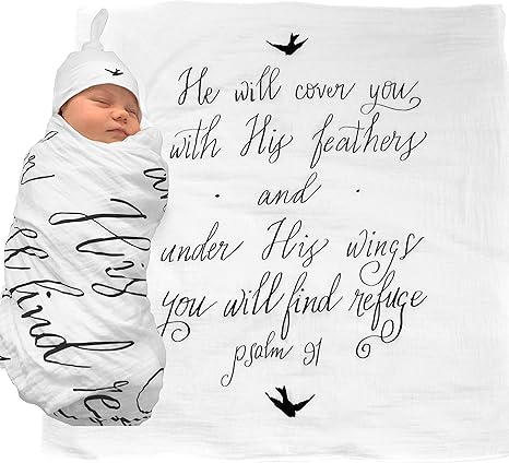 scripture swaddle blanket