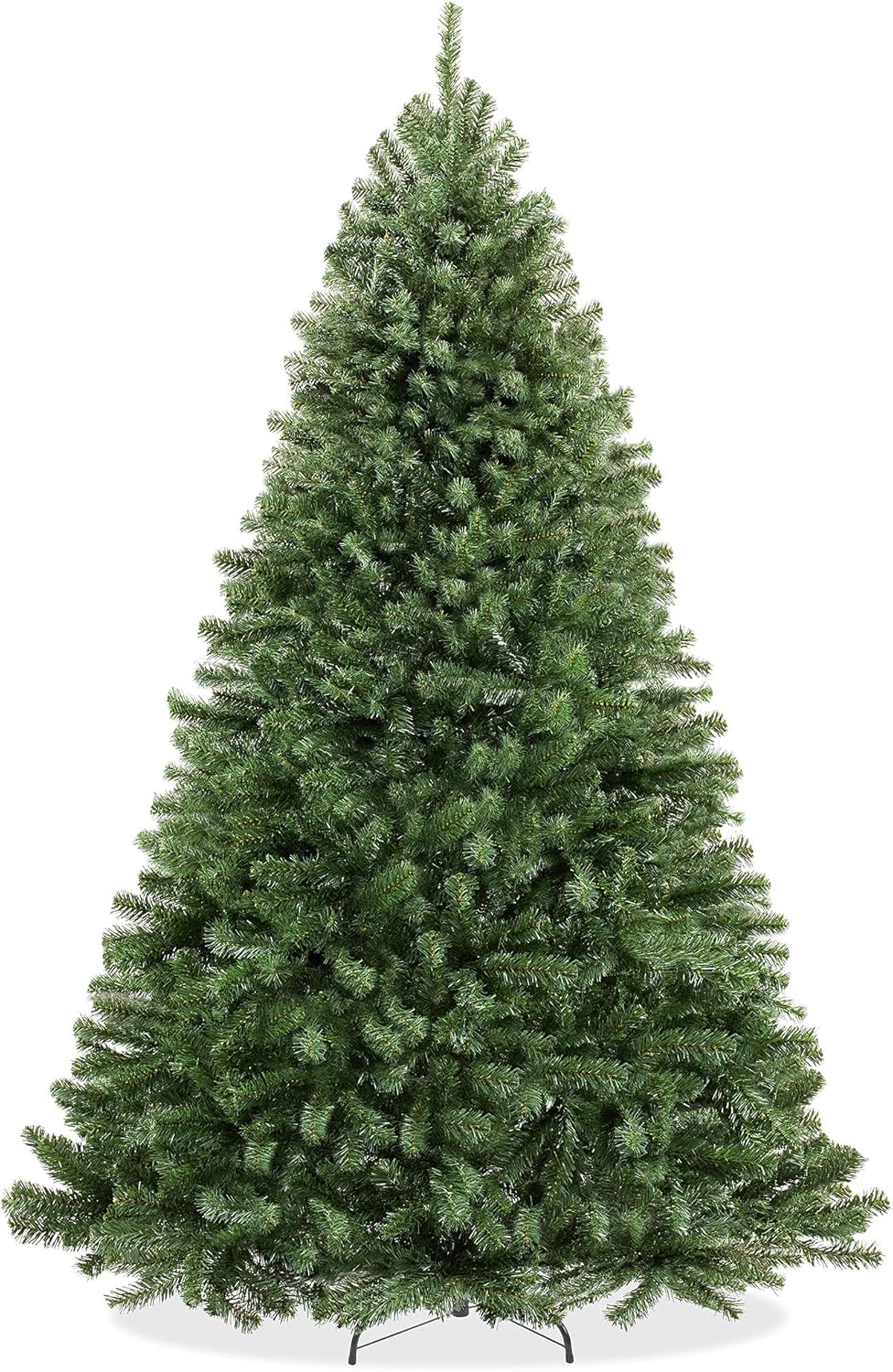 Trees - Casafield 9FT Realistic Green Spruce Artificial Holiday Christmas Tree with Sturdy Metal Stand