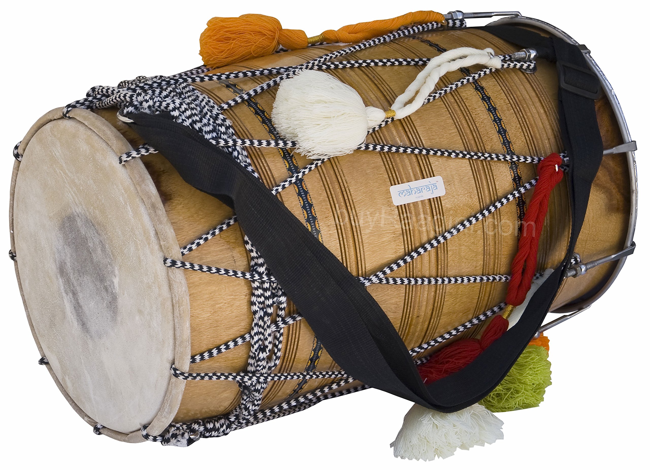 Maharaja Musicals Dhol Drum, Professional, Kachha Pakka Shesham Wood