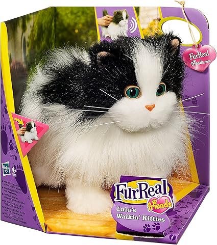 furreal white cat