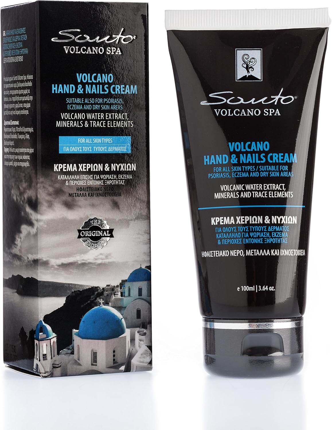 Santo Volcano Hand & Nail Cream 100ml, 100 ml (Pack of 1)