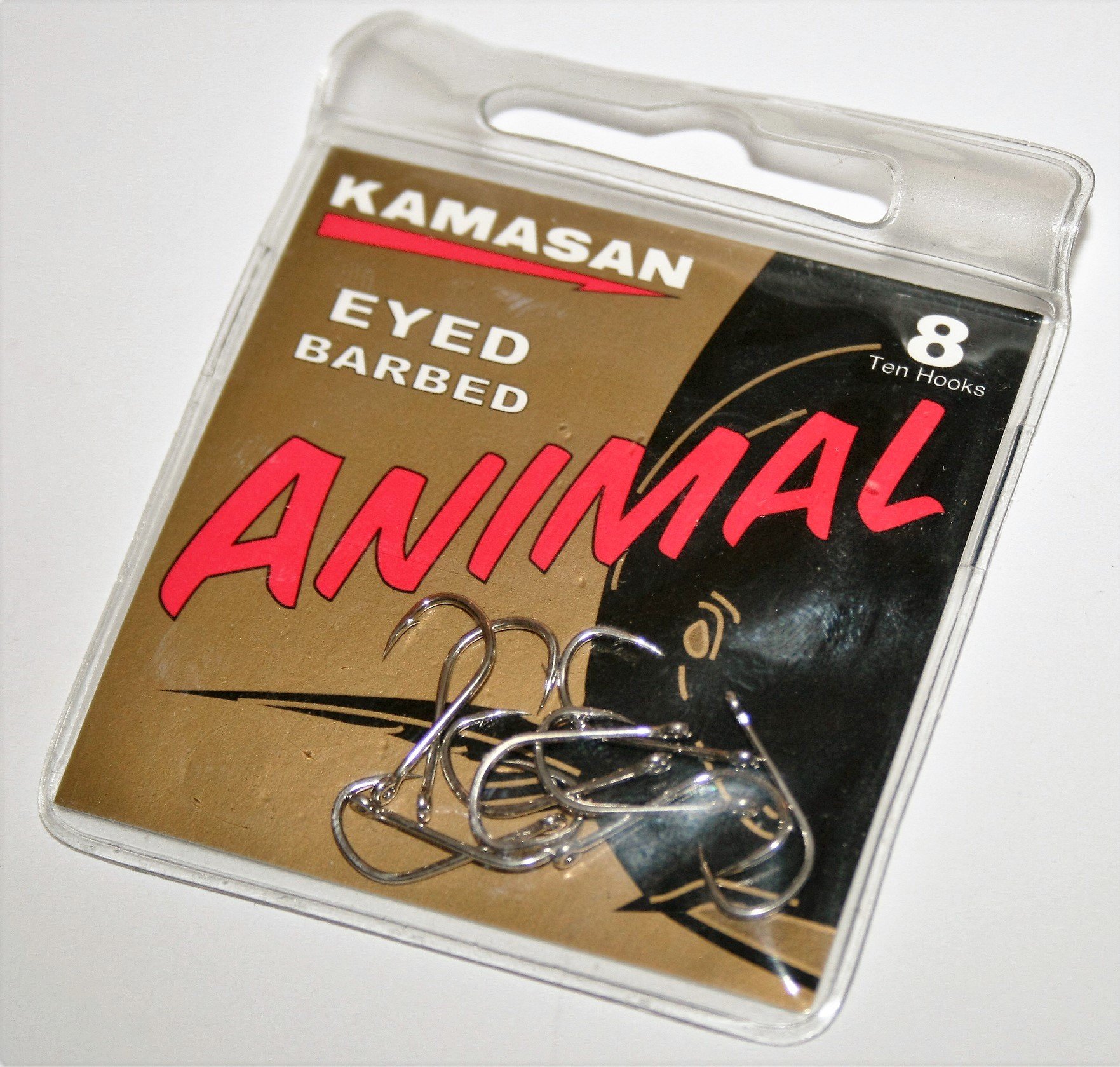 KAMASAN ANIMAL EYED BARBED HOOKS (8)