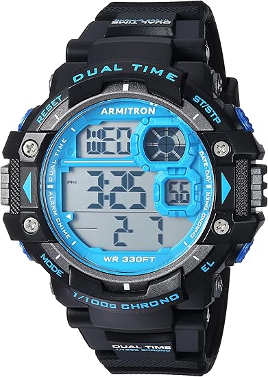 armitron watch blue