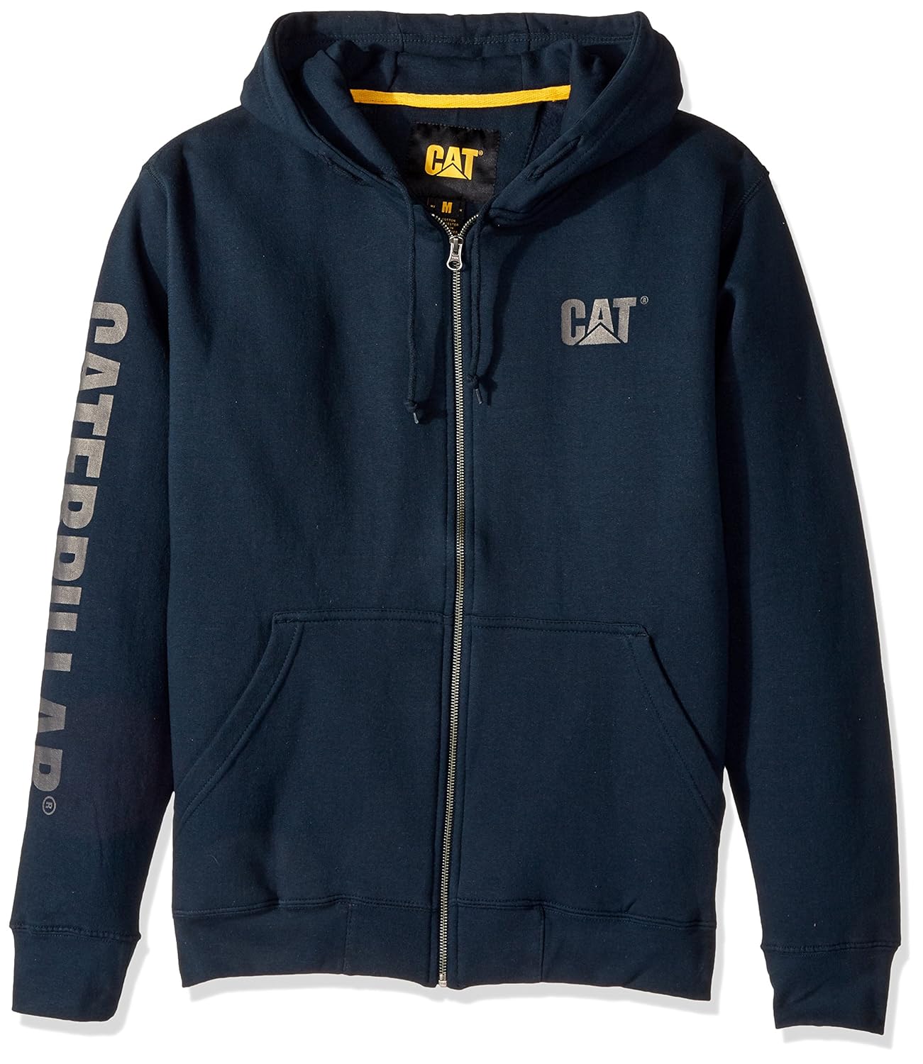 Caterpillar Men's Full Zip Hooded Sweatshirt Amazon.in Clothing