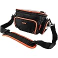 Ibera Bike Handlebar Bag for Camera Equipment, Clip-on Quick Release Bicycle Bag with Rain Cover and Map Sleeve, Medium (IB-HB4)