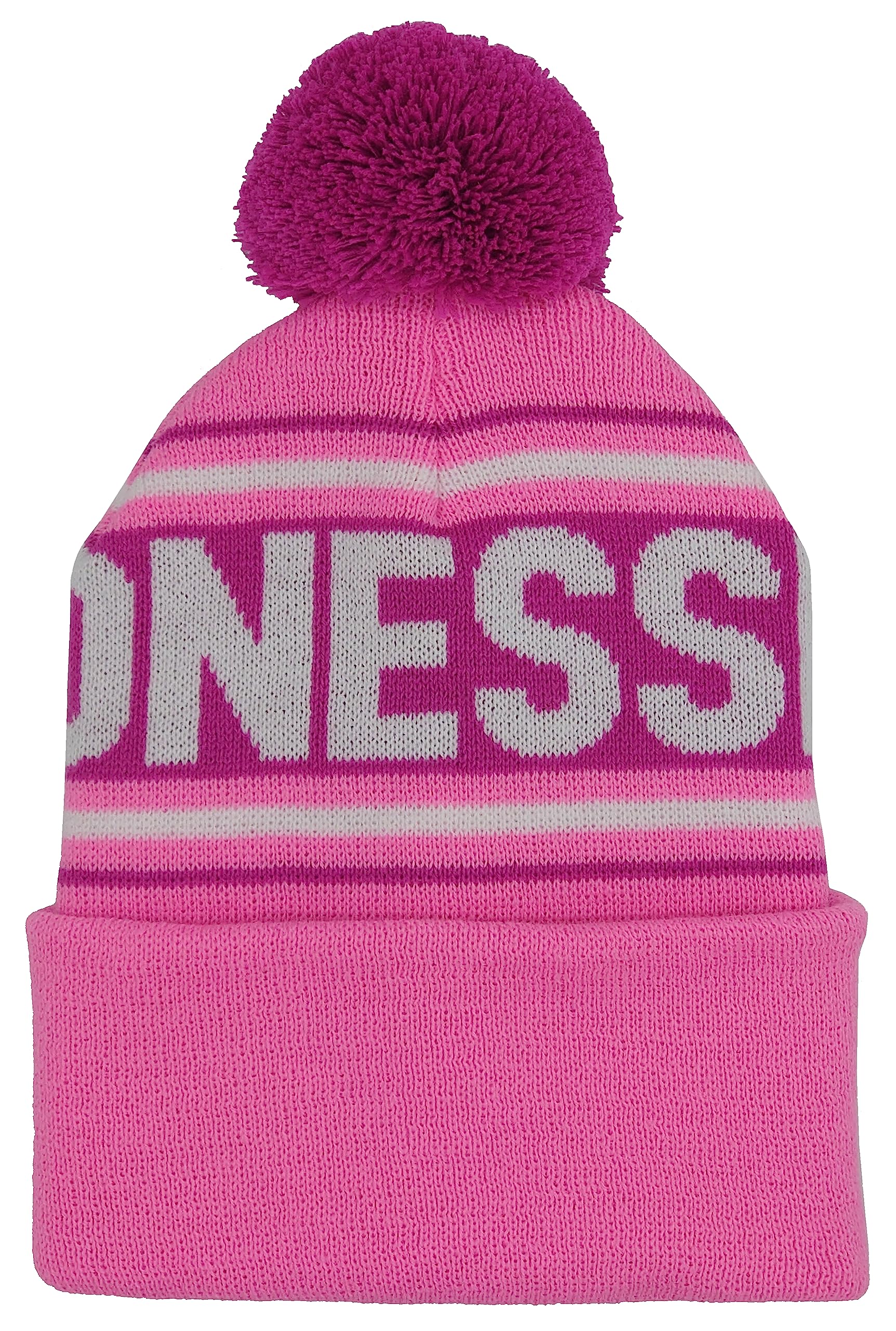 Arena Scarves England Football Lioness Supporters Bobble Hat in Pink