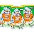 Scrubbing Bubbles Fresh Brush Flushable Refills - Citrus Action Scent - 10 Count Flushable Refills Per Box - Pack of 3 Boxes