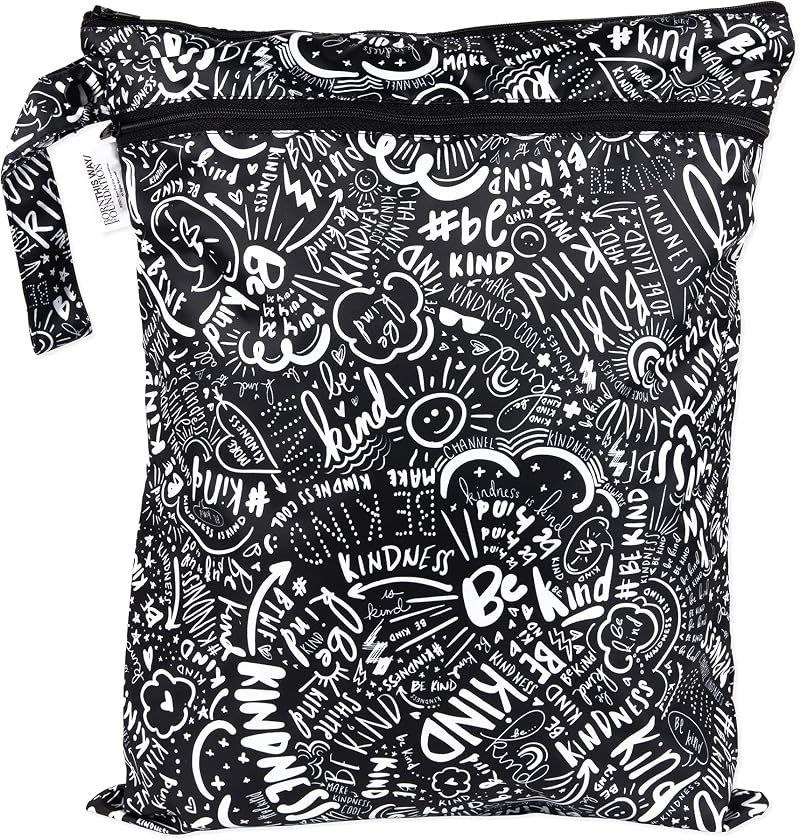 Bumkins Waterproof Wet Dry Bag Baby Travel Be Kind