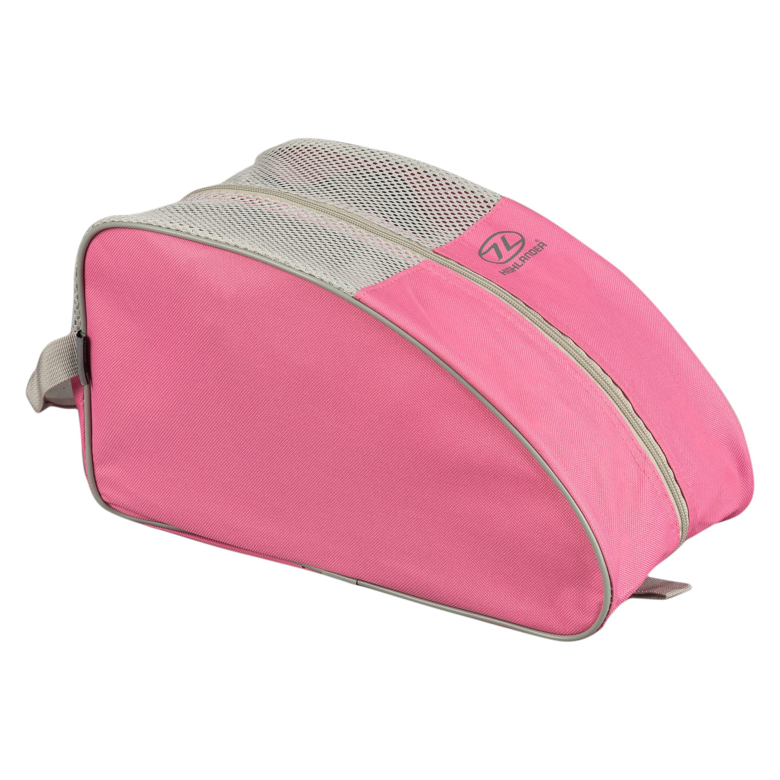 HIGHLANDER Water Resistant Boot Storage Bag Suitable for Walking Boots Hiking Sport Football Rugby Kids Adult Men Women Easy Clean and Easy Access Bag Handle Foldable