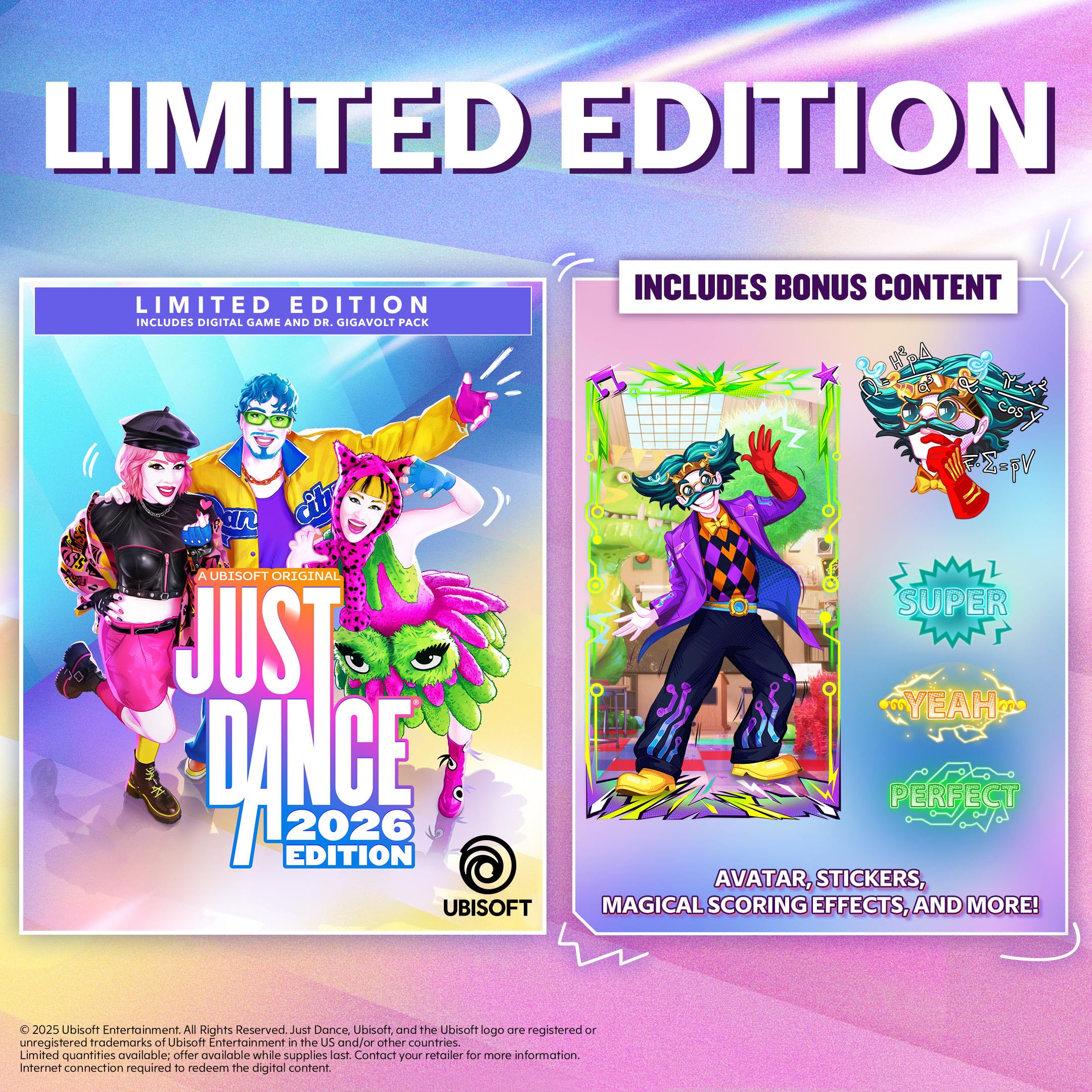 Just Dance 2026 Edition - Limited Edition, Nintendo Switch (Code in Box) Just Dance 2026 Edition - Limited Edition, Nintendo Switch (Code in Box) Nintendo Switch Nintendo Switch Digital Code
