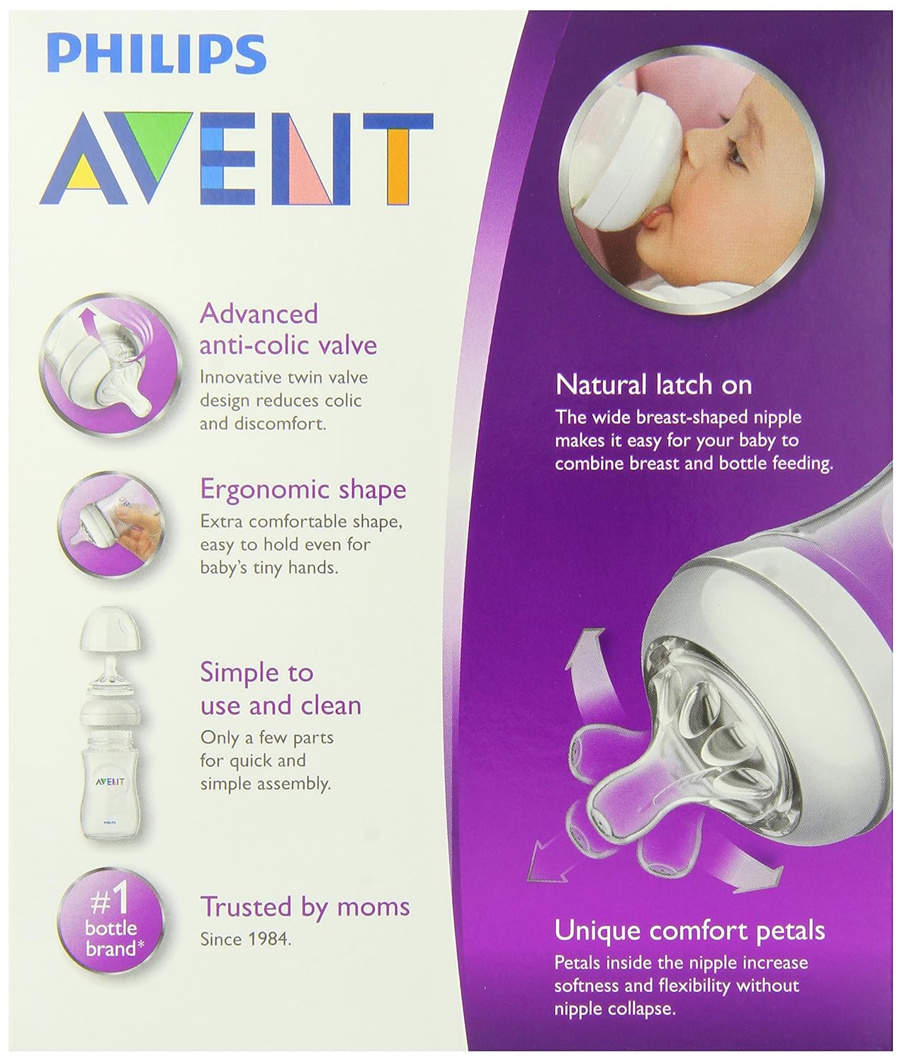 philips avent bpa free natural polypropylene bottles