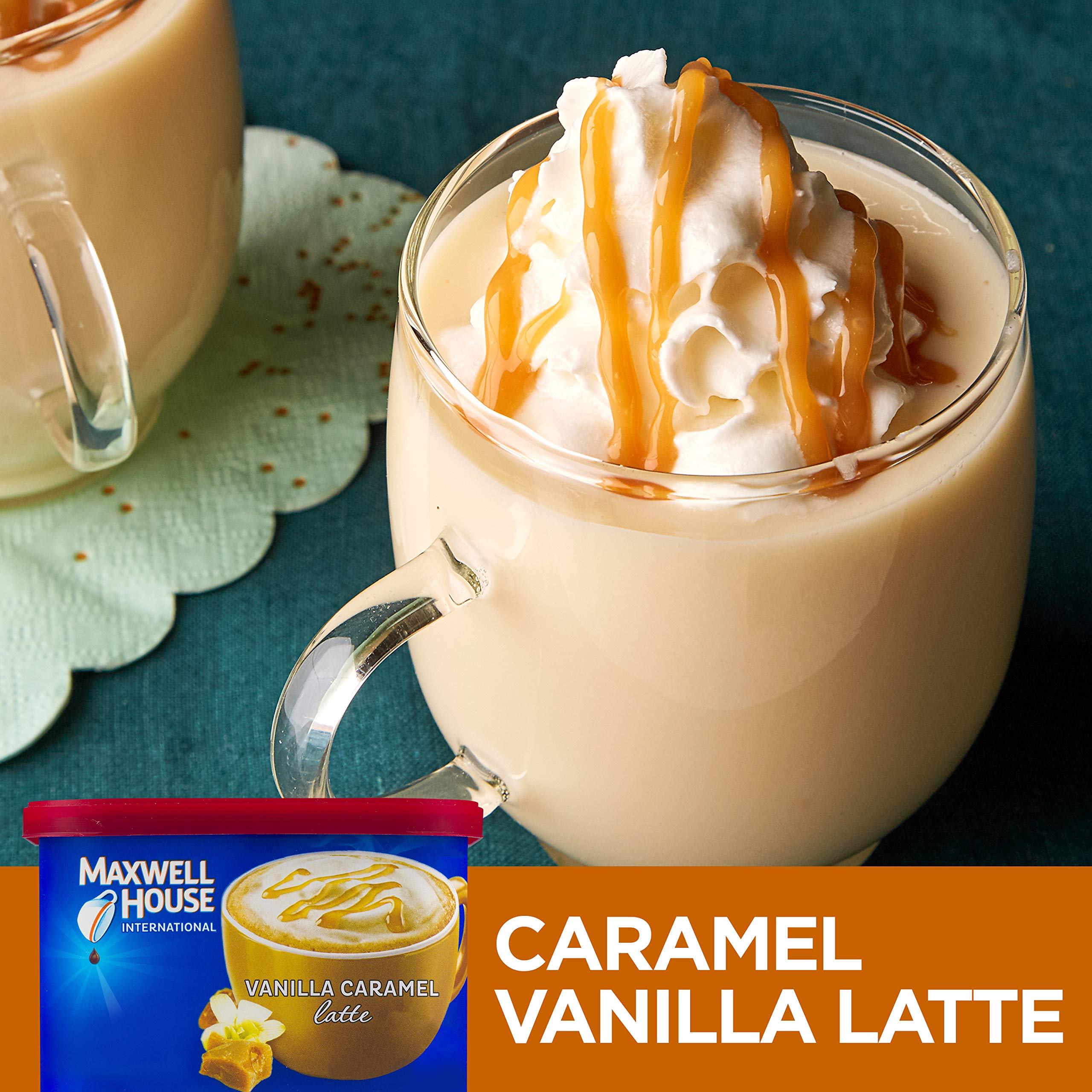 Maxwell House International Cafe Vanilla Caramel Latte Instant Coffee