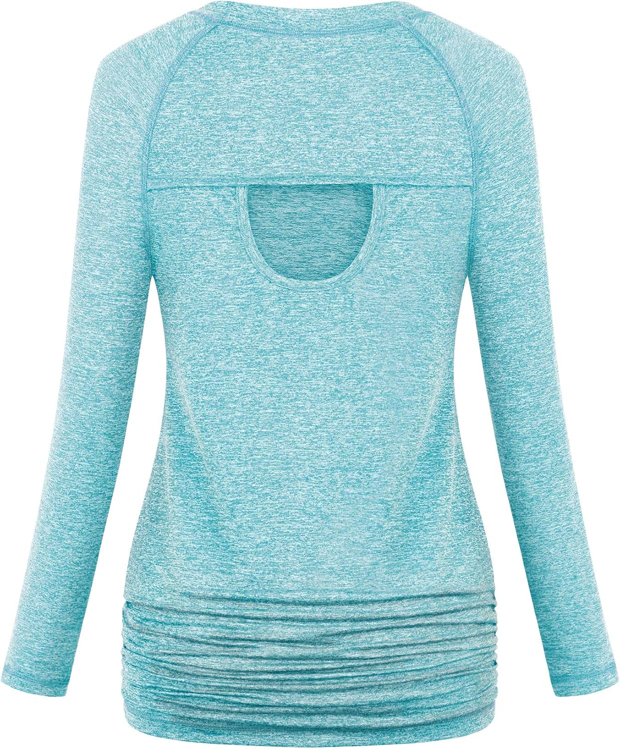 Ninedaily Womens Workout Top Running Yoga Shirt Summer Short Sleeve Casual Tunic: Clothing
