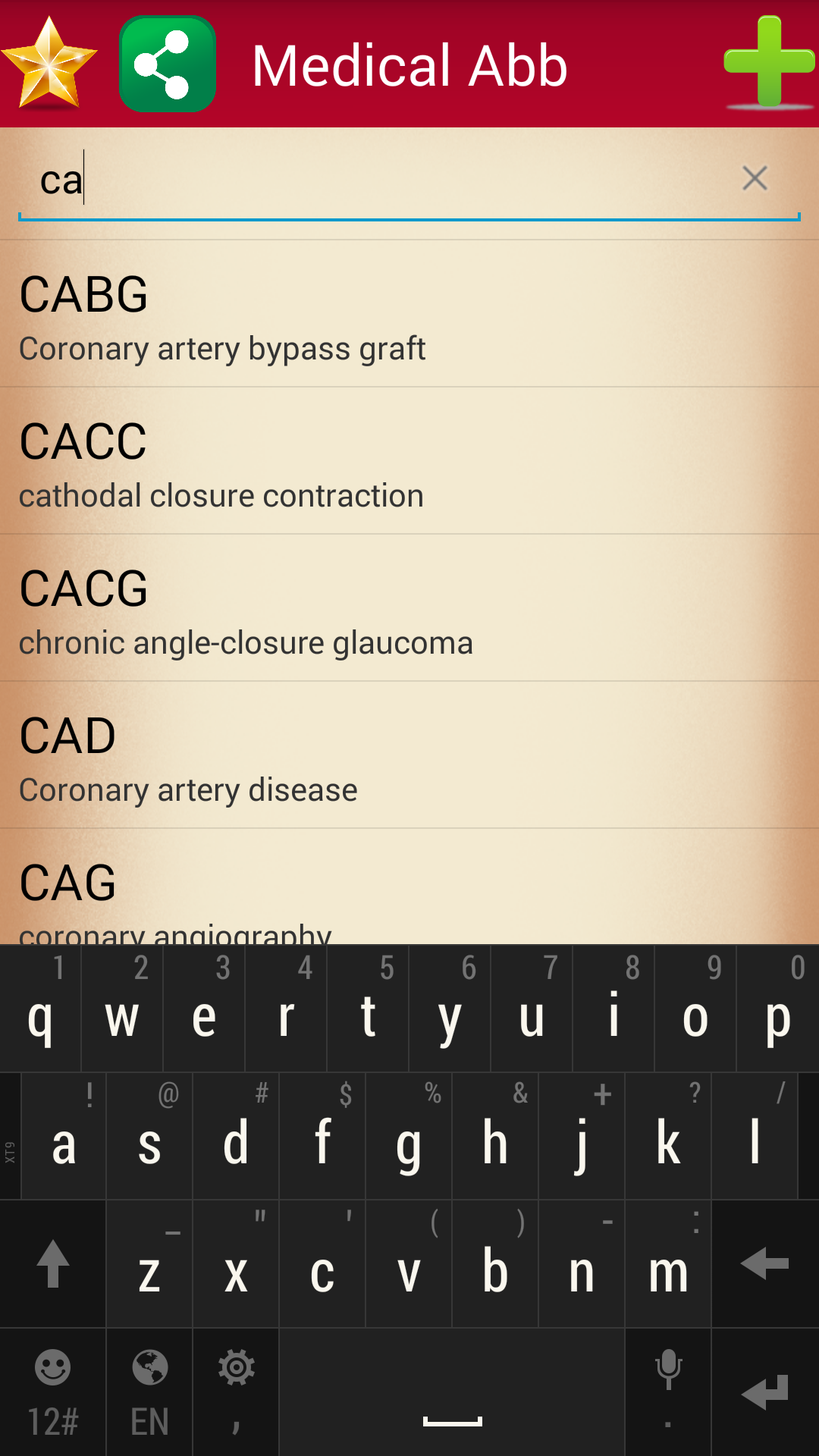 Medical Abbreviations for Android